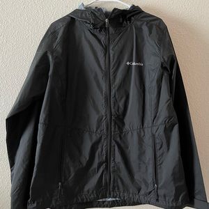 Columbia Black Windbreaker